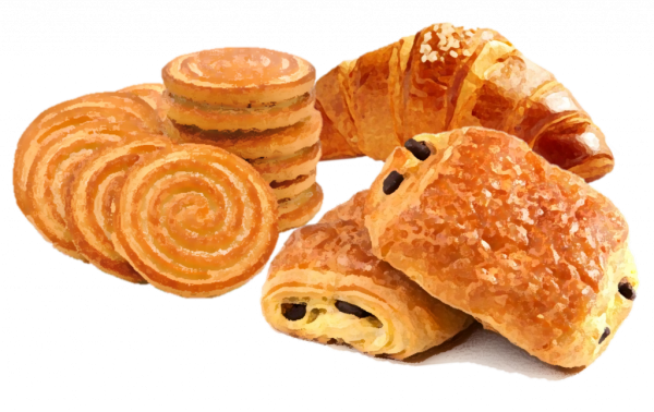 Croissant, brioches, prodotti dolciari